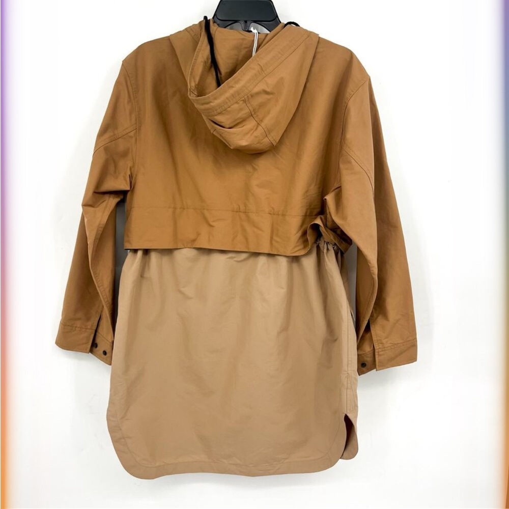 Everlane Women's Tan and Brown Utility Rain Jacket - Picture 2 of 5